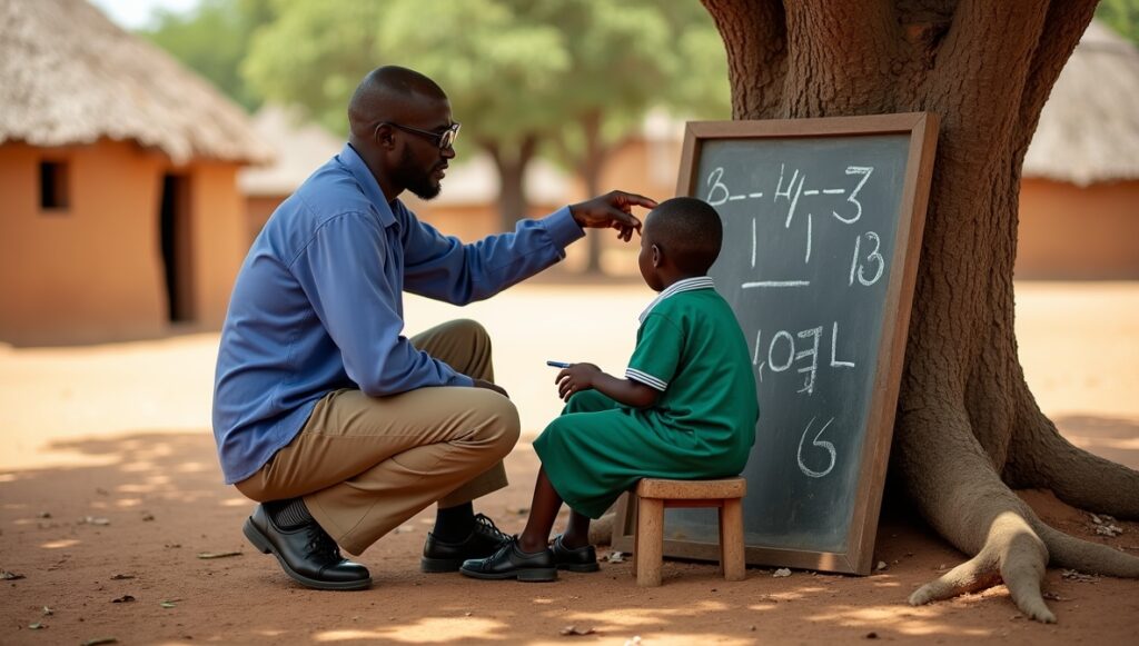 african kids school
